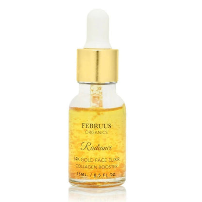 Februus Organics 24K Gold Face Elixir Collagen Booster - BUDNEN