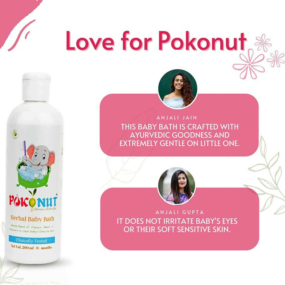 Pokonut Herbal Baby Body Bath