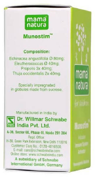 Dr. Willmar Schwabe India Mama Natura Munostim Globules