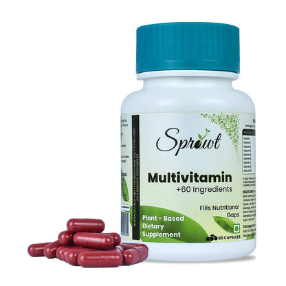 Sprowt Plant Based Multivitamin Capsules - BUDEN