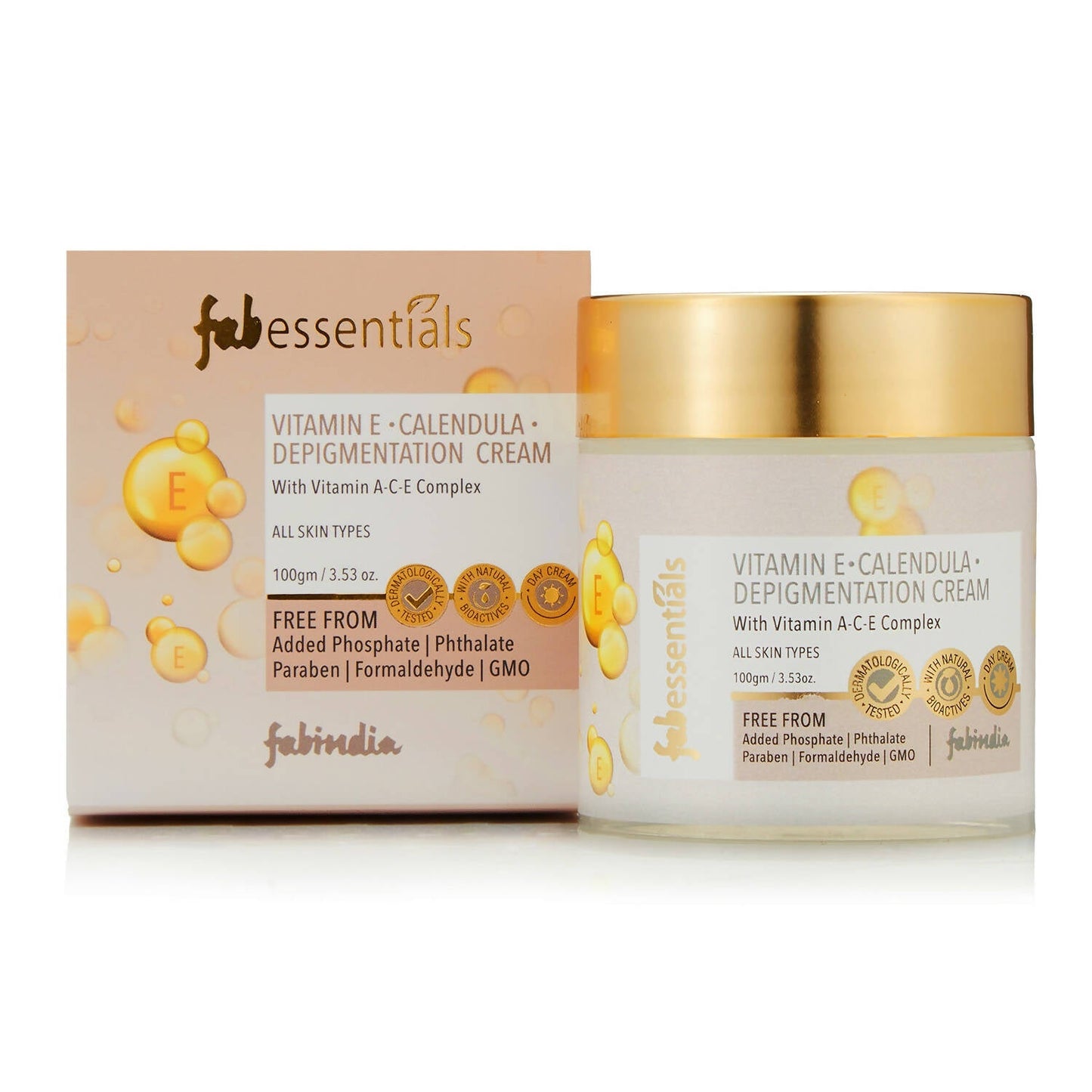 Fabessentials Vitamin E Calendula Depigmentation Cream - BUDNE