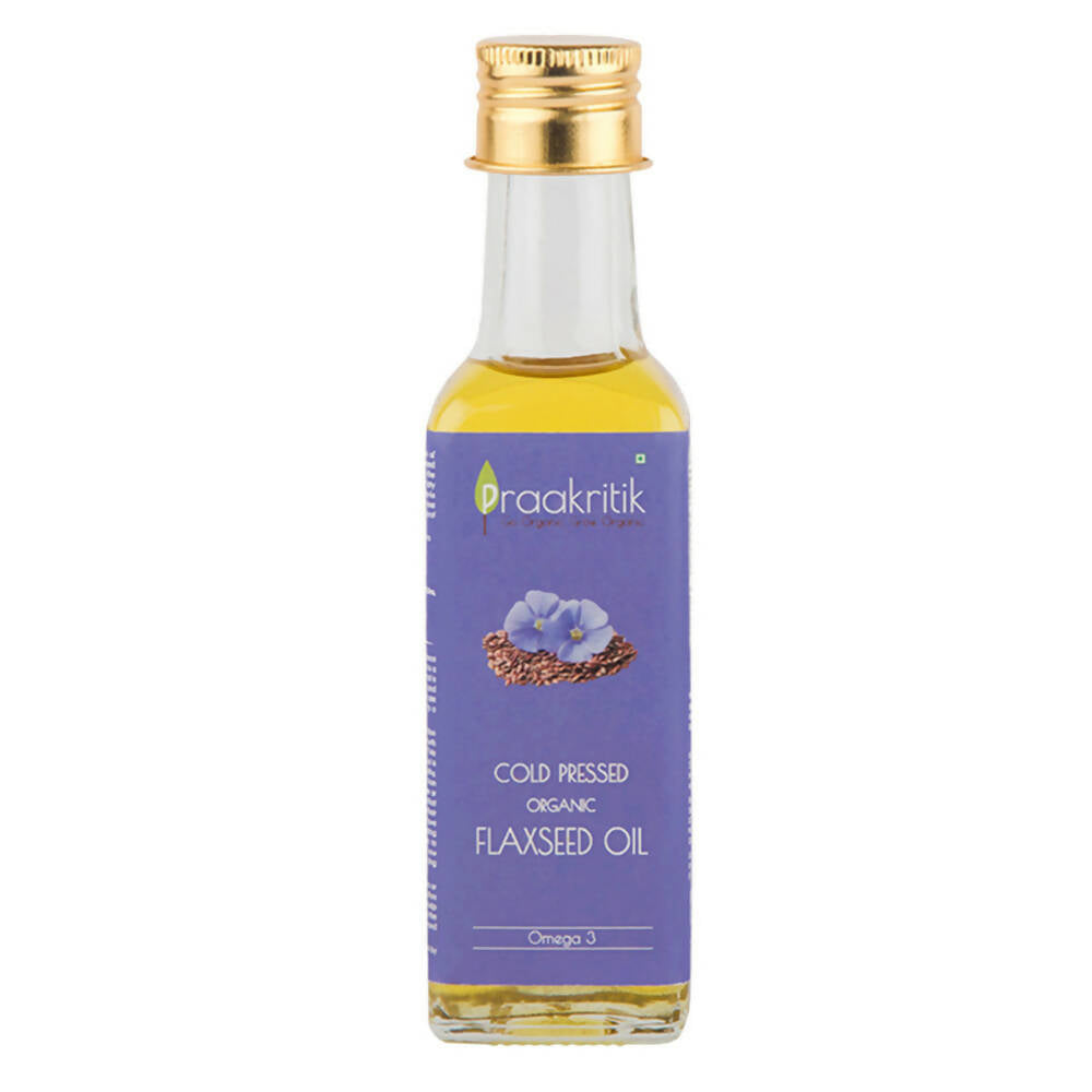 Praakritik Organic Cold Pressed Flaxseed Oil - buy in USA, Australia, Canada