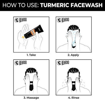 Beardo Turmeric Face Wash For Deeply Cleansed & Glowing Skin