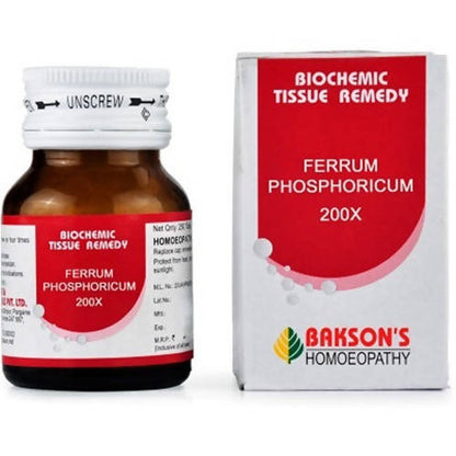 Bakson's Homeopathy Ferrum Phosphoricum Biochemic Tablets