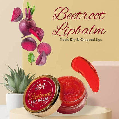 Old Tree Beetroot Lip Balm For Dry & Chapping Lips