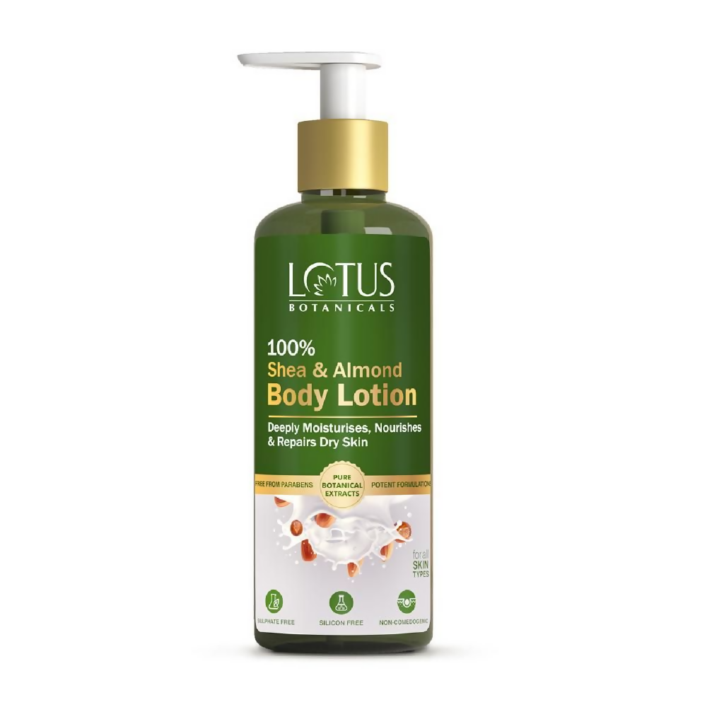 Lotus Botanicals 100% Shea & Almond Body Lotion