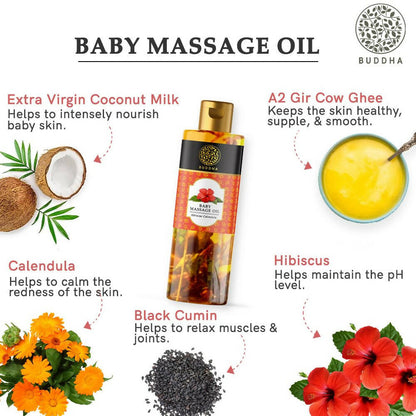 Buddha Natural Baby Massage Oil