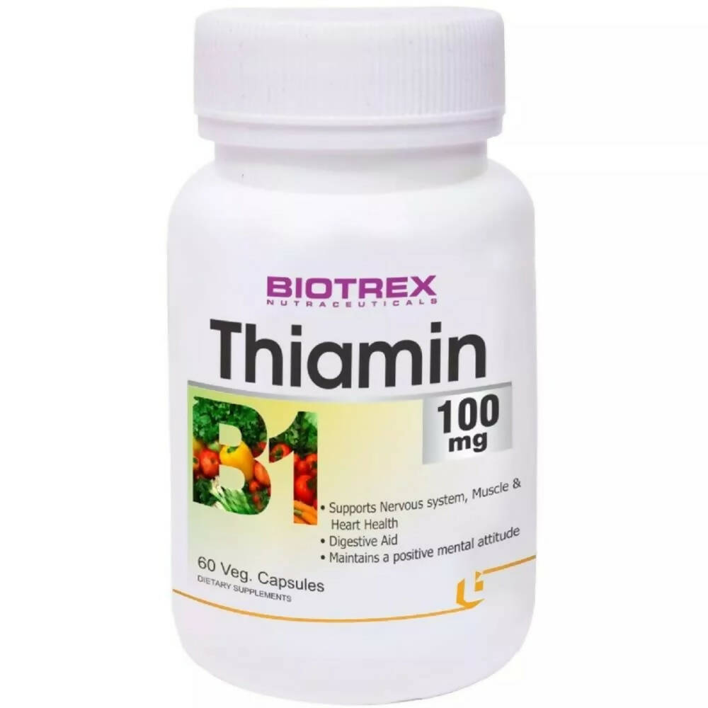 Biotrex Thiamin 100mg Veg Capsules