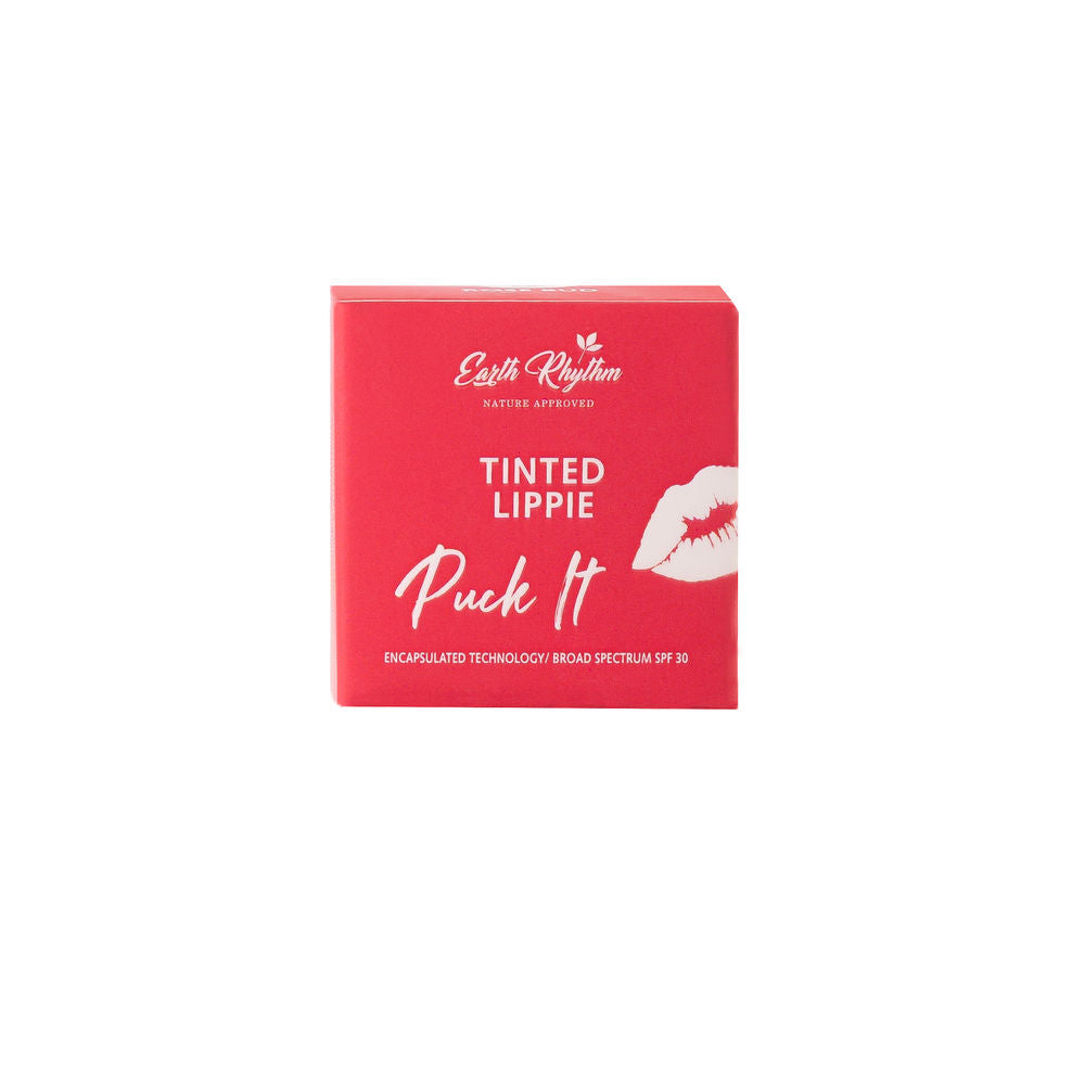 Earth Rhythm Tinted Lippie Puck It Lip Balm - Rose Bud