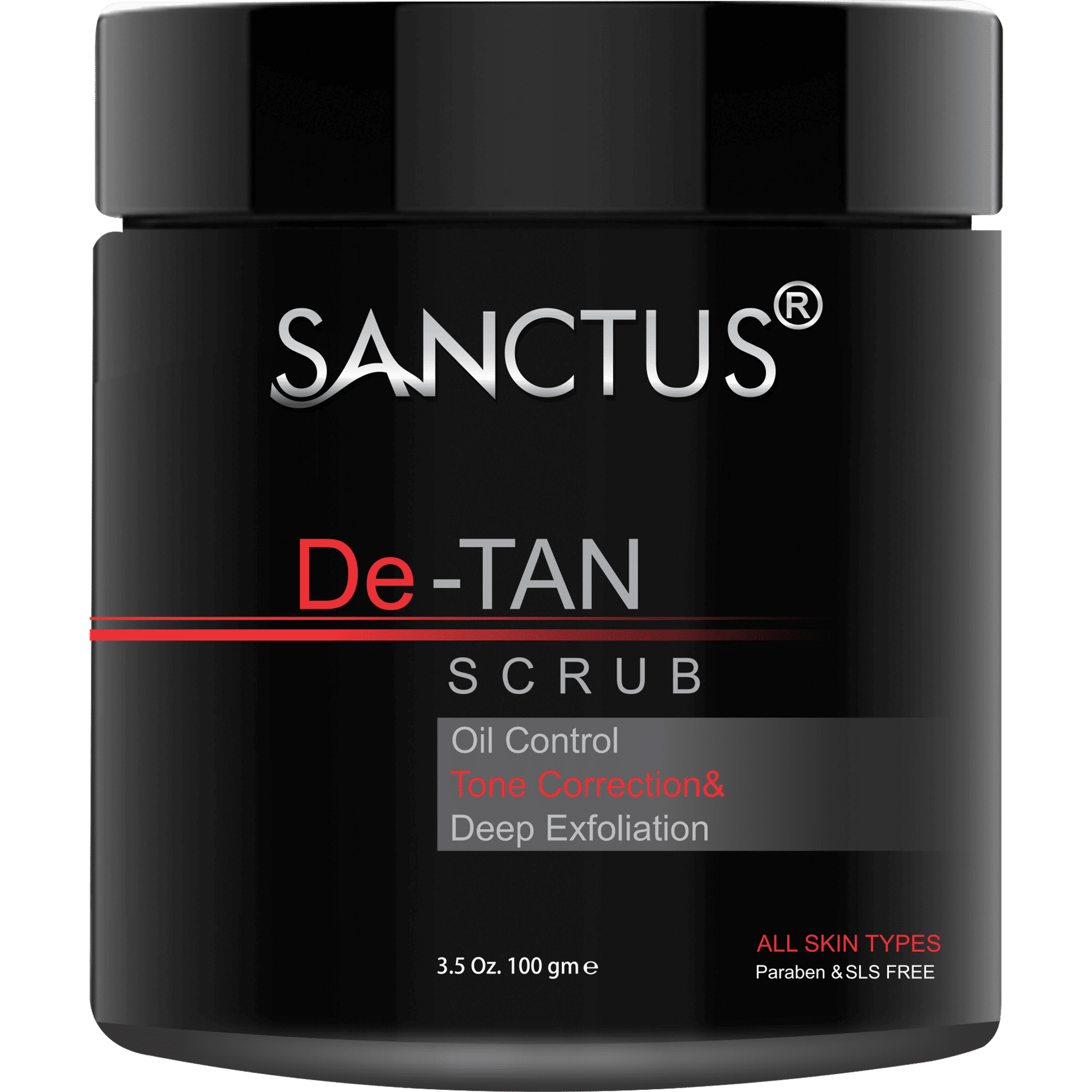 SANCTUS D-tan Tan Removal Fairness Scrub - 100GM