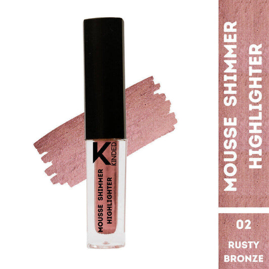 KINDED Mousse Shimmer Highlighter - Rusty Bronze - 3ML