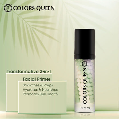 Colors Queen 3 in 1 Facial Primer - 02 Green
