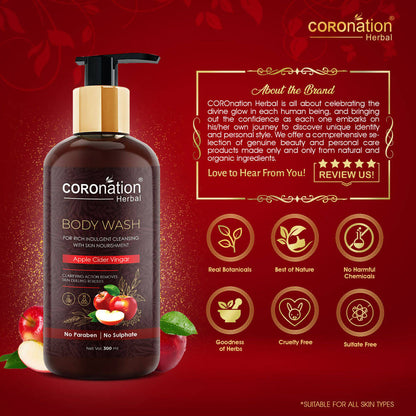 Coronation Herbal Apple Cider Vinegar Body Wash