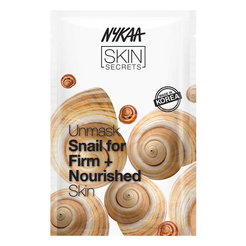 Nykaa Skin Secrets Exotic Indulgence Snail Sheet Mask For Firm & Nourished Skin