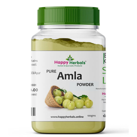 Happy Herbals Amla Powder - Distacart