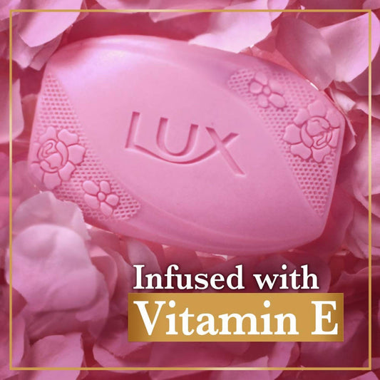 Lux Rose & Vitamin E Soap For Soft Glowing Skin