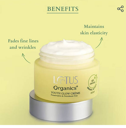 Lotus Organics+ Hemp Youth Glow Creme