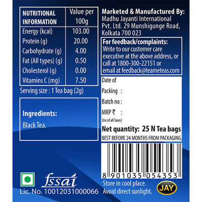 Teame Darjeeling Tea Elevate Tea Bags