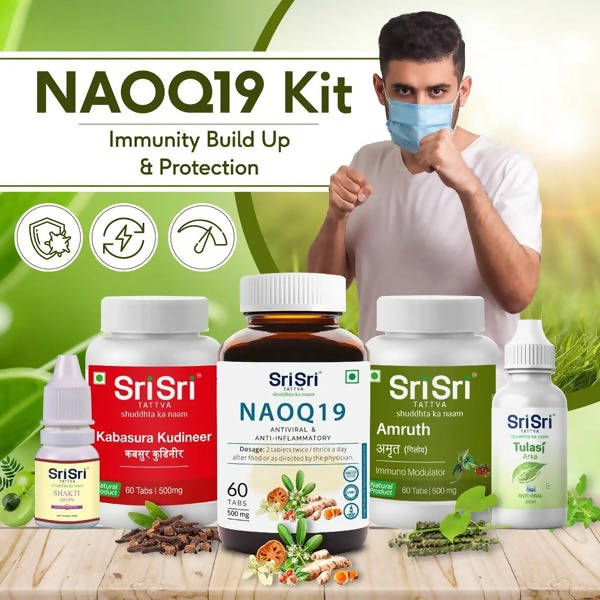 Sri Sri Tattva NAOQ19 Kit - Immunity Build Up & Protection