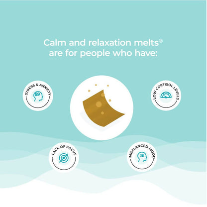 Wellbeing Nutrition Melts Calm & Relaxation Oral Strips-Soothing Mango Flavor