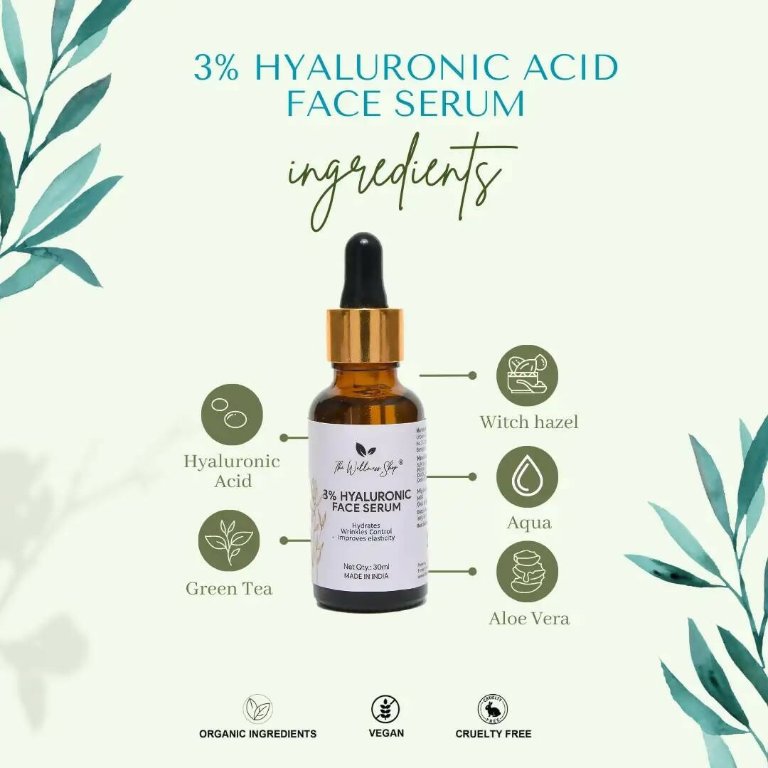 The Wellness Shop 3% Hyaluronic Face Serum