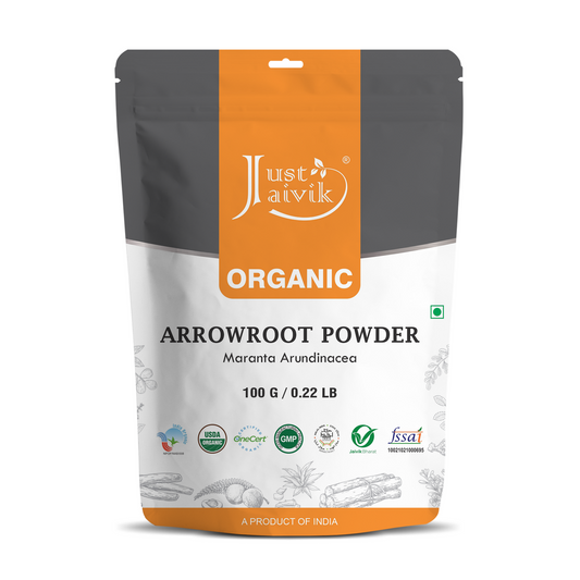 Just Jaivik Organic Arrowroot Powder - usa canada australia