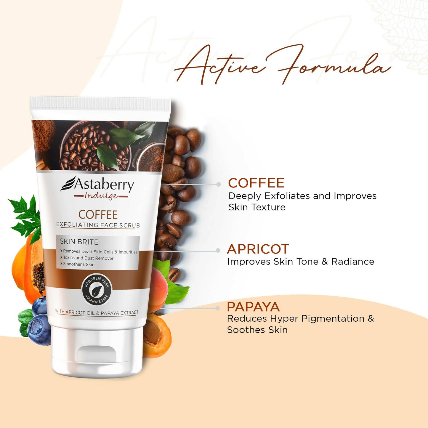 Astaberry Indulge Coffee Exfoliating Face Scrub