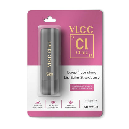VLCC Clinic Deep Nourishing Lip Balm Strawberry & Rose