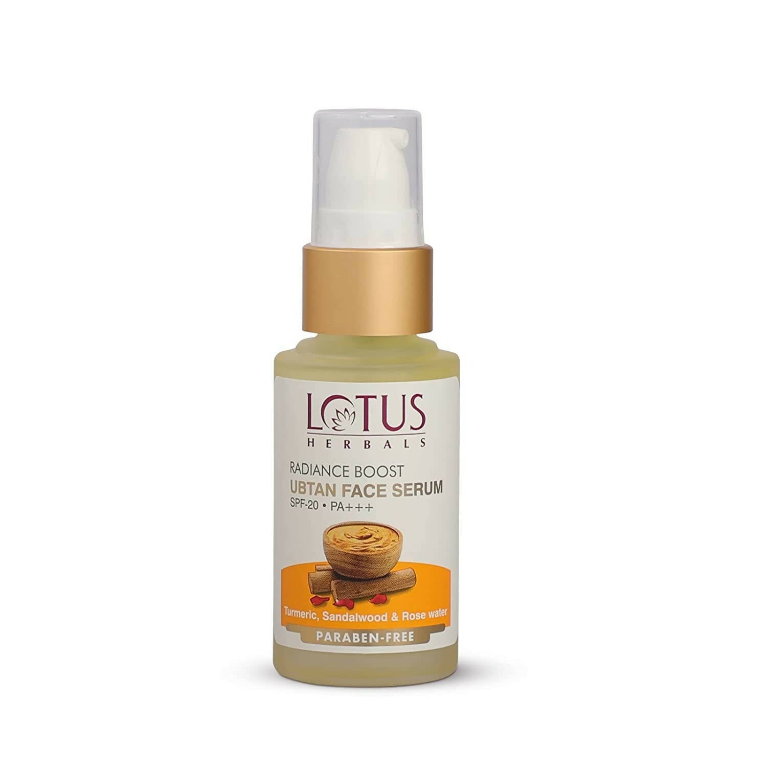 Lotus Herbals Radiance Boost Ubtan Face Serum - BUDNE