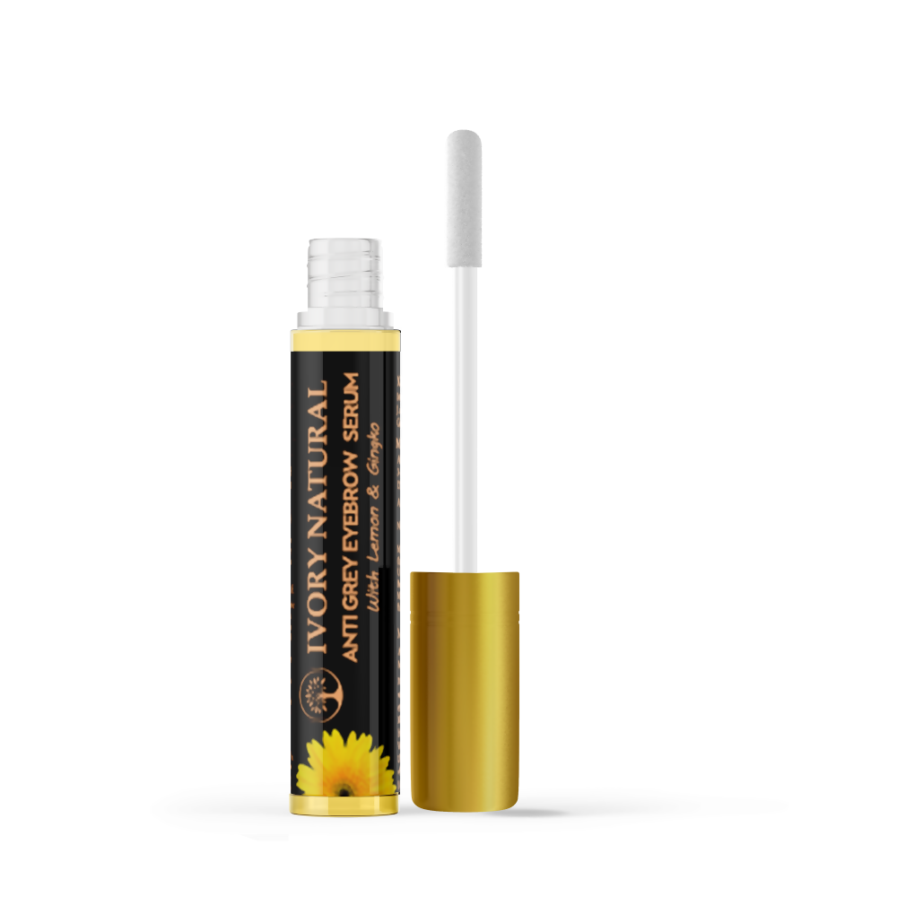 Ivory Natural Grey Eyebrow Serum - Rejuvenates, Nourishes, And Restores Natural Color Of Eyebrows