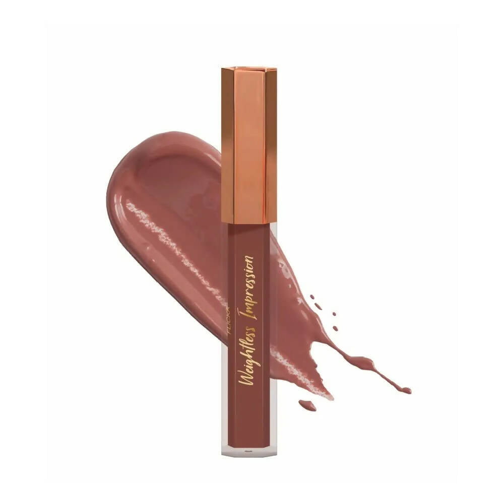 FLiCKA Weightless Impression 07 July - Nude Matte Finish Liquid Lipstick - BUDNE