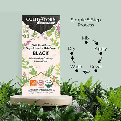 Cultivator's Organic Herbal Hair Color - Black
