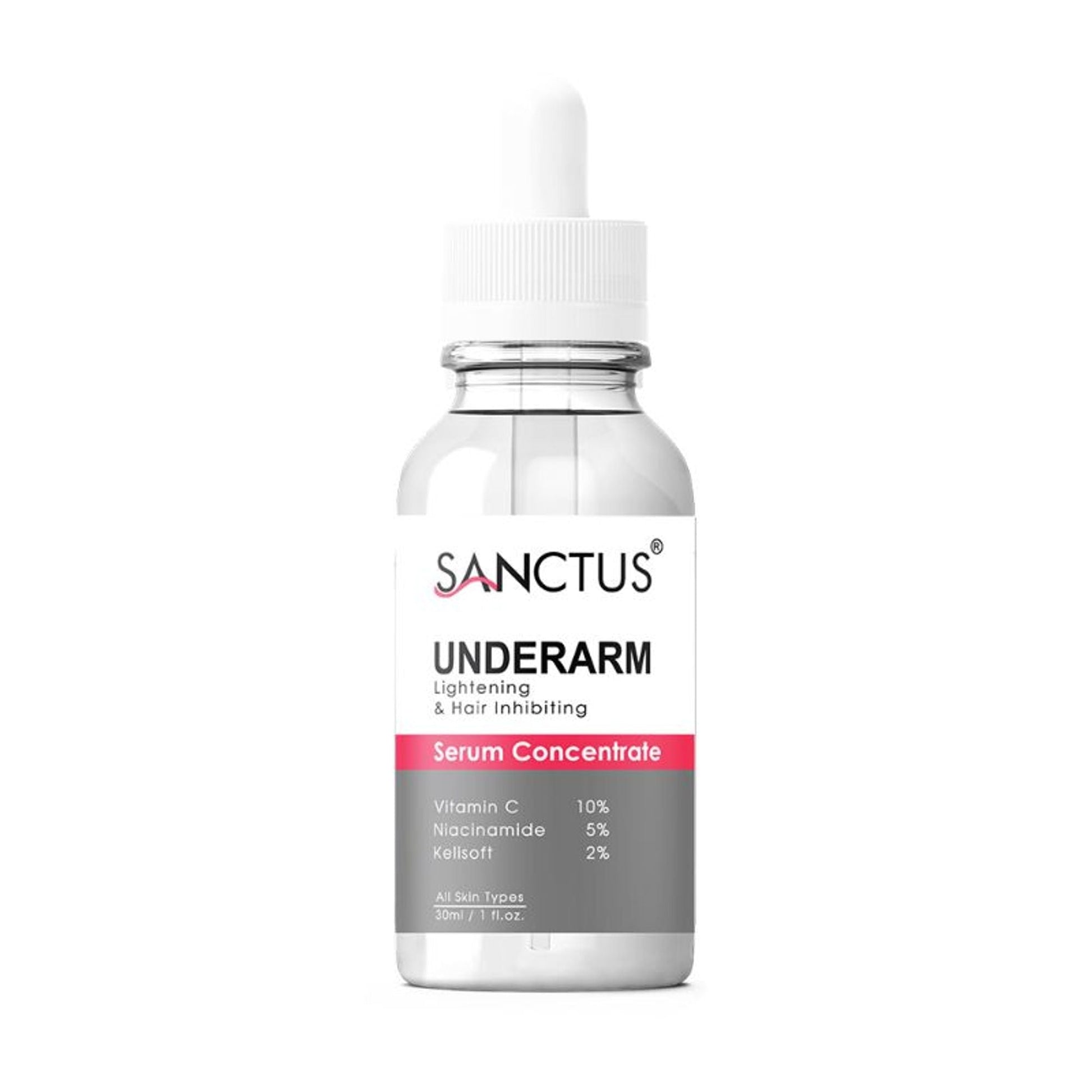 SANCTUS Underarm Lightening & Hair Inhibiting Serum Concentrate - 30ML