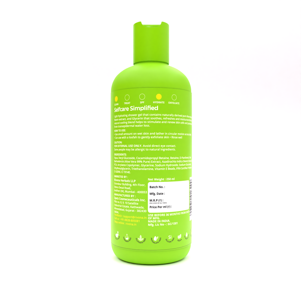 Rivona Naturals Aloe Vera Shower Gel