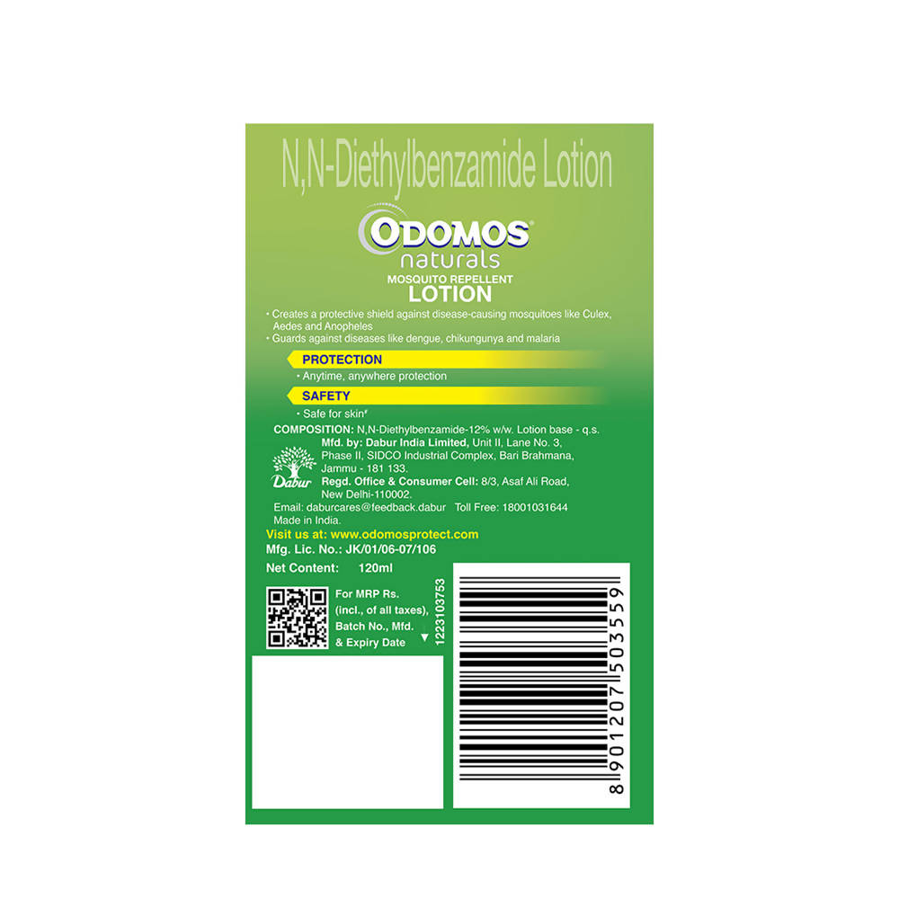 Dabur Odomos Naturals Mosquito Repellent Lotion