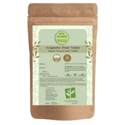 Satvi Wellness Aragwadha Bark Powder - BUDEN