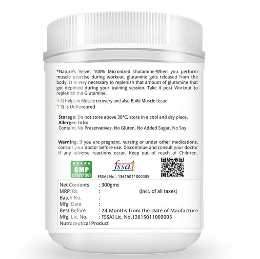 Nature's Velvet Glutamine Powder