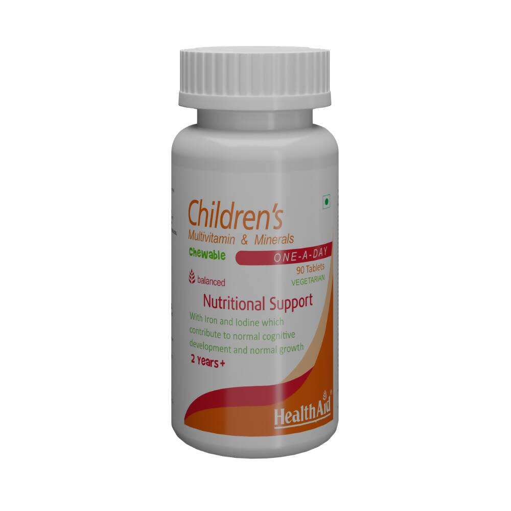 HealthAid Childrens MultiVitamin and Minerals Chewable Tablets