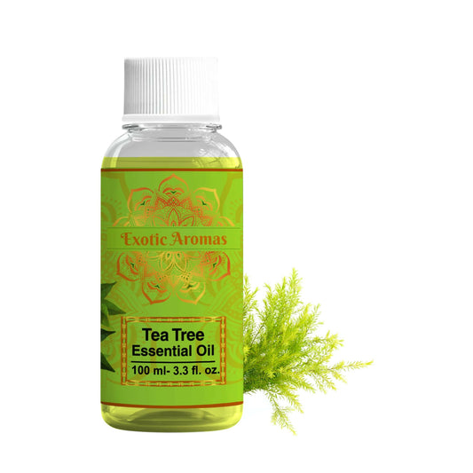 Exotic Aromas Tea Tree Essential Oil for Skin, Hair, Face, Acne Care - BUDNEN