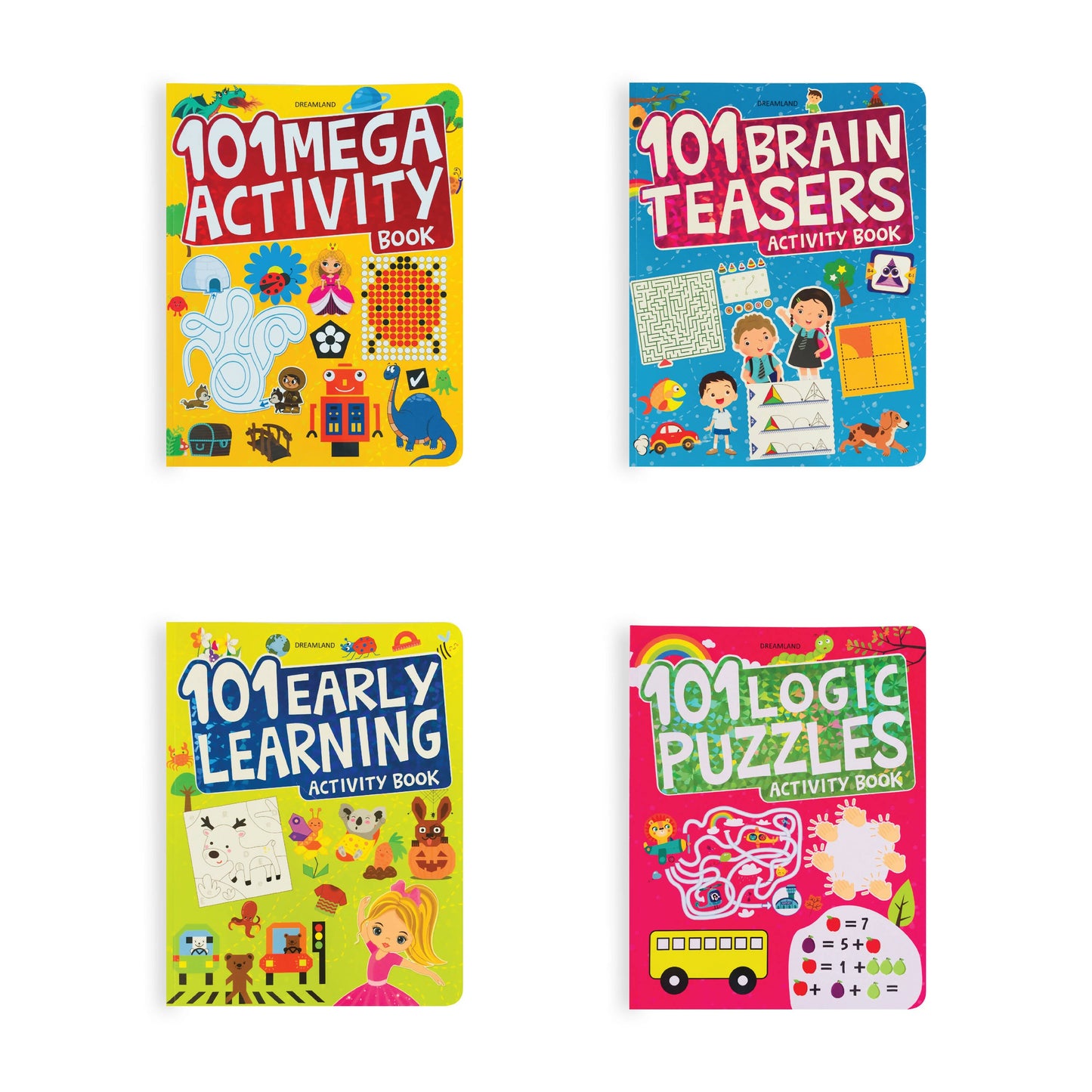 Dreamland 101 Activity Books - (A set of 4 Books) -  buy in usa 