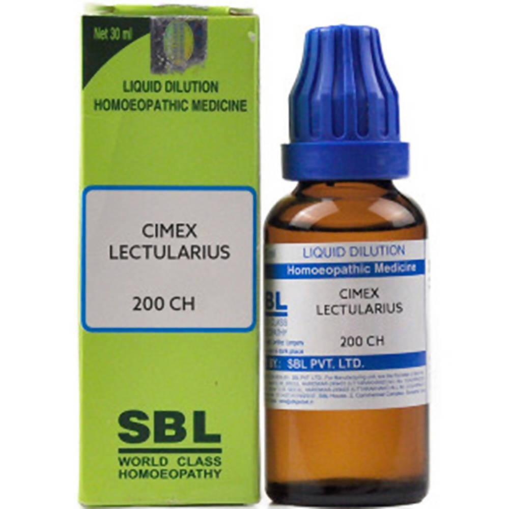 SBL Homeopathy Cimex Lectularius Dilution 200 CH