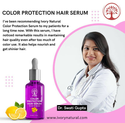 Ivory Natural Color Protection Hair Serum Restore Color Intensity