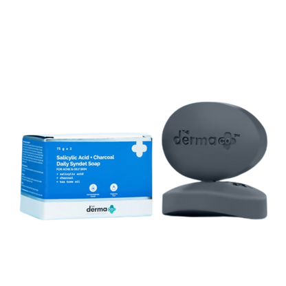 The Derma Co Salicylic Acid + Charcoal Daily Syndet Soap -  USA 