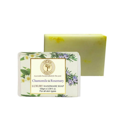 Tatvik Ayurveda Chamomile & Rosemary Luxury Handmade Soap - BUDEN