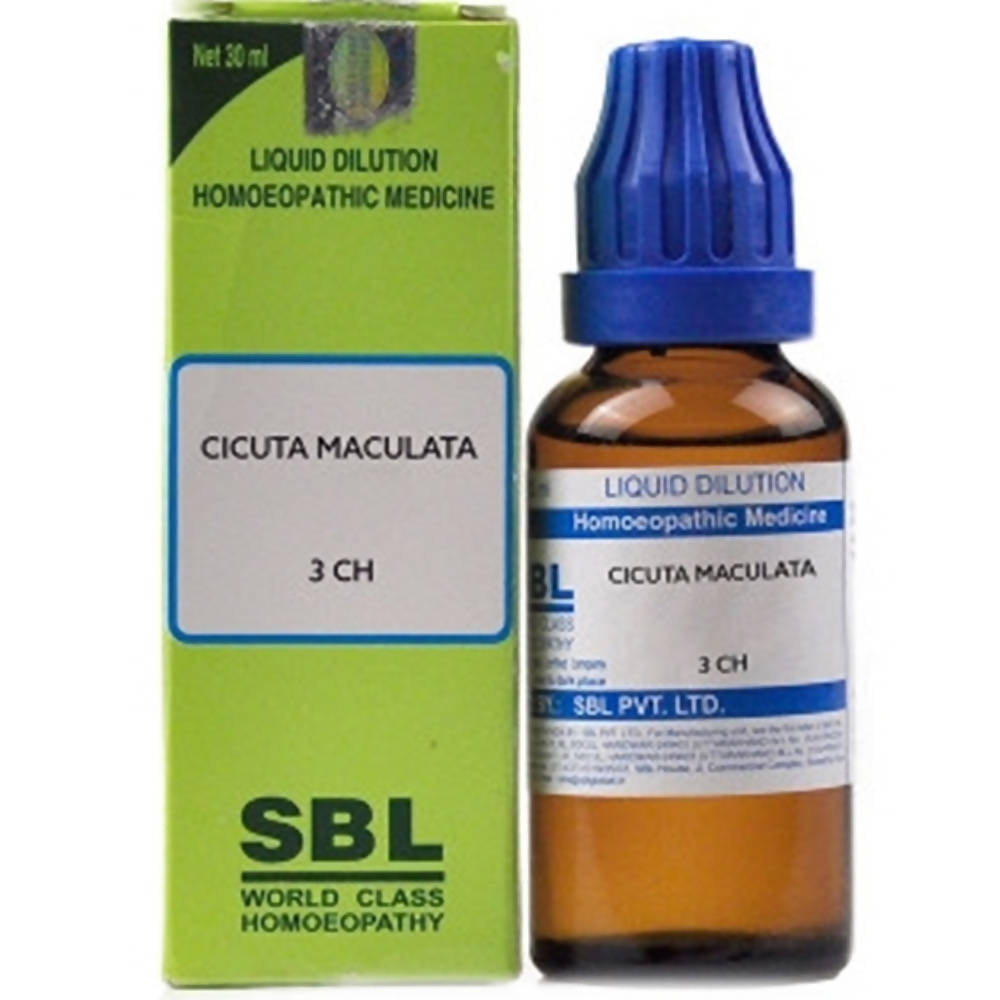 SBL Homeopathy Cicuta Maculata Dilution 3 CH