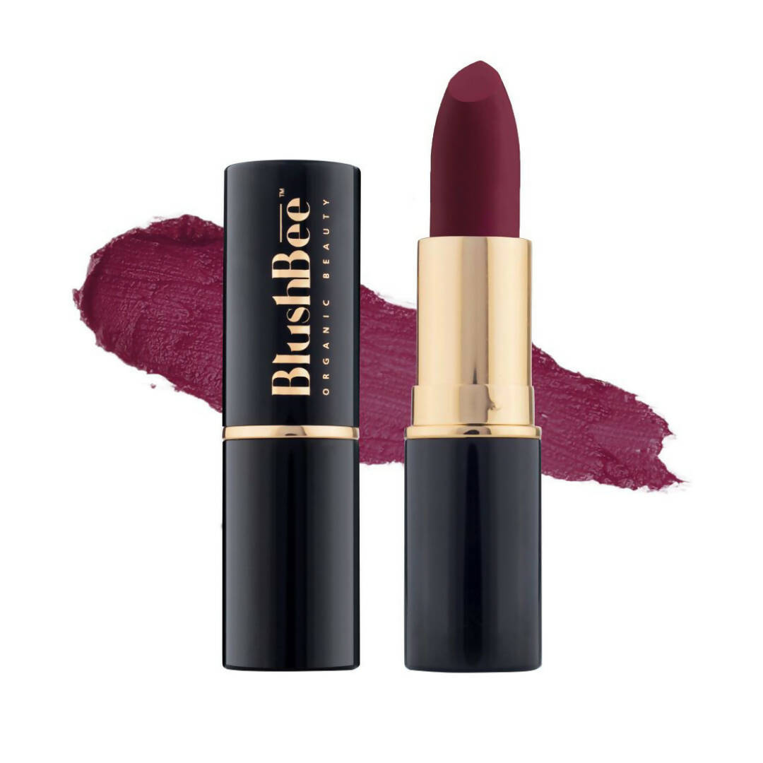 BlushBee Organic Beauty Lip Nourishing Vegan Lipstick - Wine Waltz