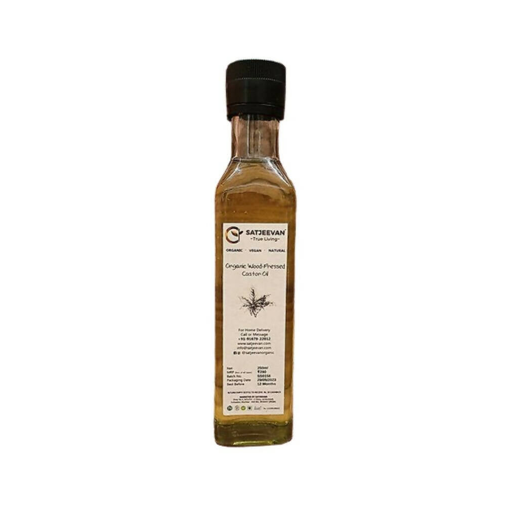 Satjeevan Organic Wood-Pressed Castor Oil