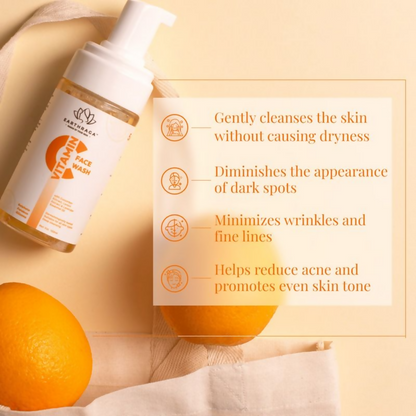 Earthraga Vitamin C Foaming Face Wash