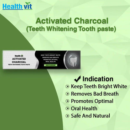 Healthvit Activated Charcoal Toothpaste