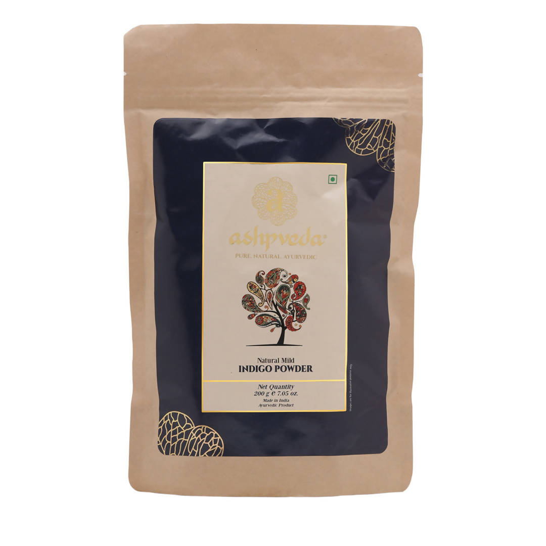 Ashpveda Natural Mild Indigo Powder - Buy in USA AUSTRALIA CANADA